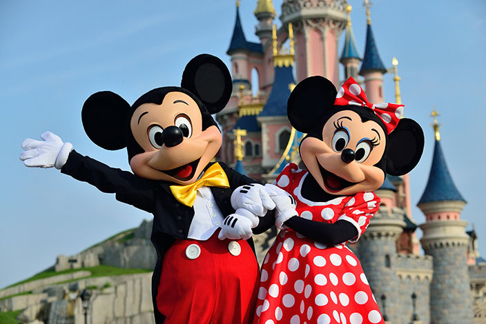 Foto-Termin mit Micky und Minnie in Disneyland Paris